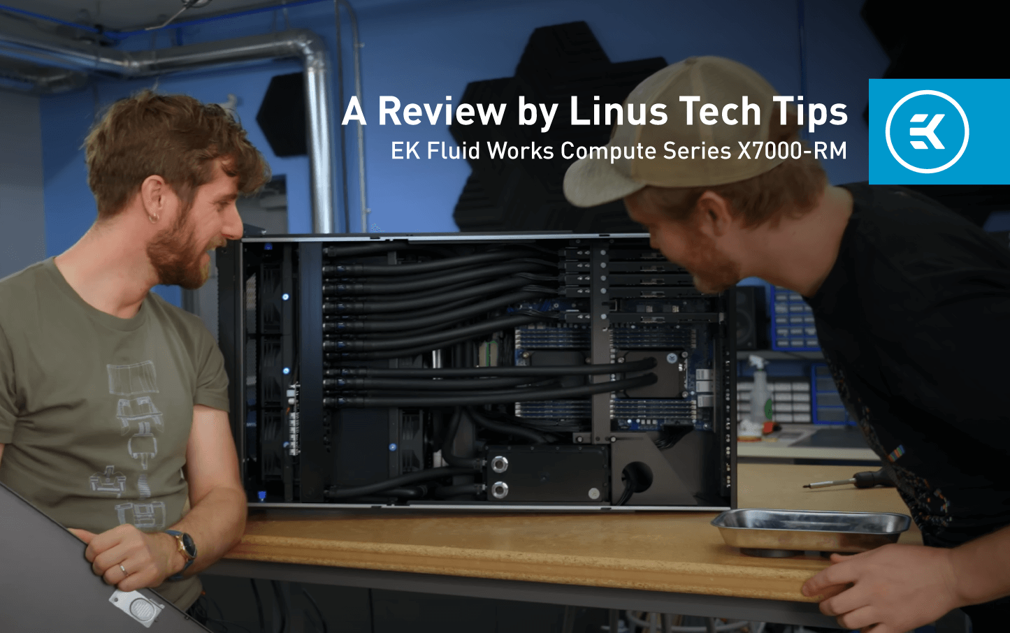 EK Fluid Works Compute Series X7000-RM – A Review by Linus Tech Tips