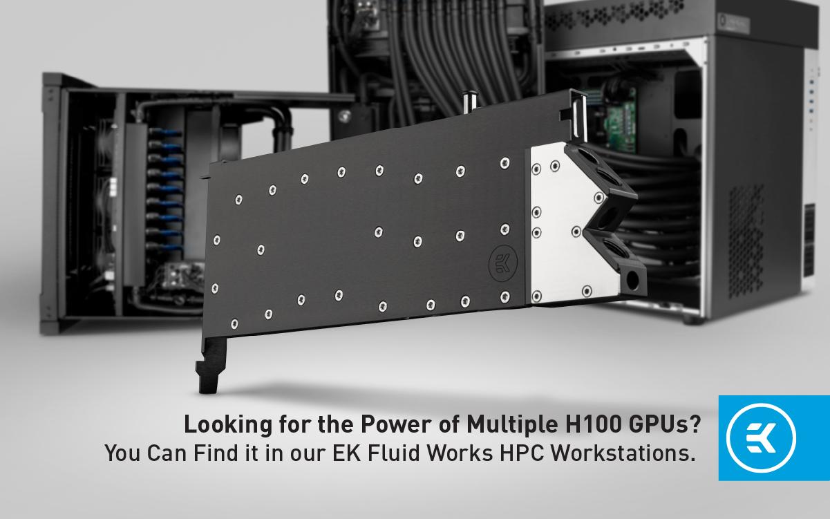 EK Fluid Works Enhances Portfolio With NVIDIA H100 GPU Integration