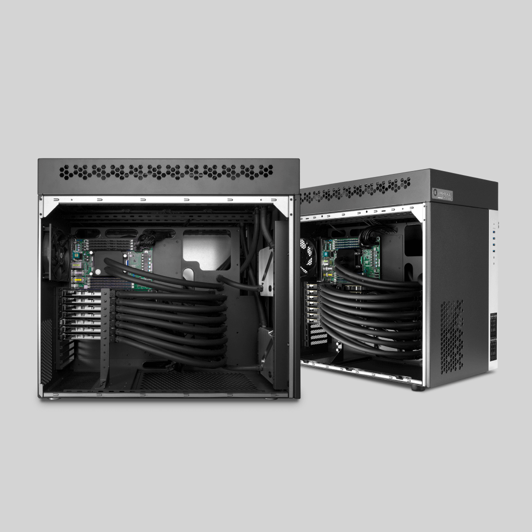 Two Compute Series Fully-liquid cooled worsktations