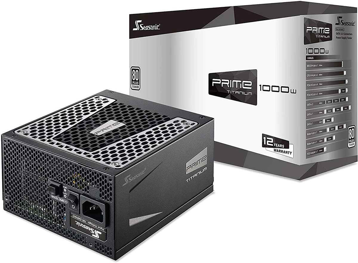 Seasonic Prime Titanium 1000W 80Plus Titanium power supply